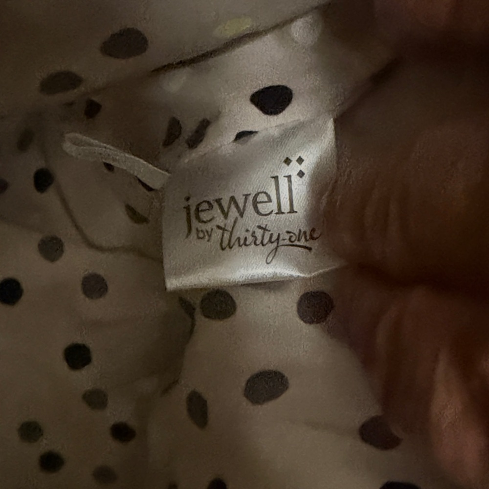 Jewel by thirty-one Bright Yellow Perforated Tote - Picture 4 of 7